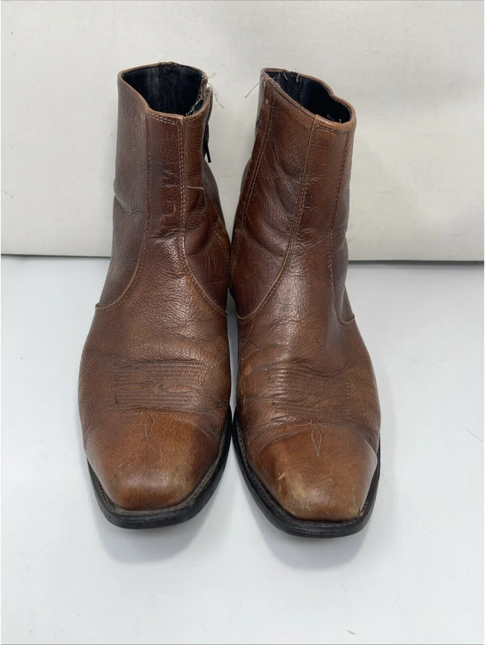 Laredo 5724 Men's Size 13 D Brown Leather Cowboy Western Boots Made In USA